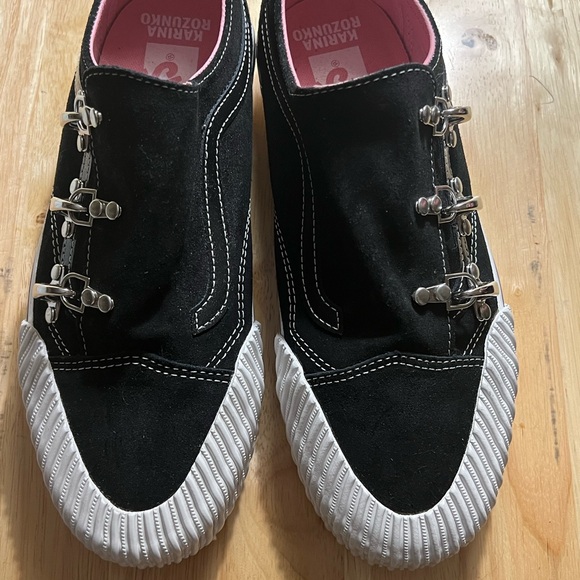 Vans Premium Black Old Skool Wrap Karina Rozunko Size 9